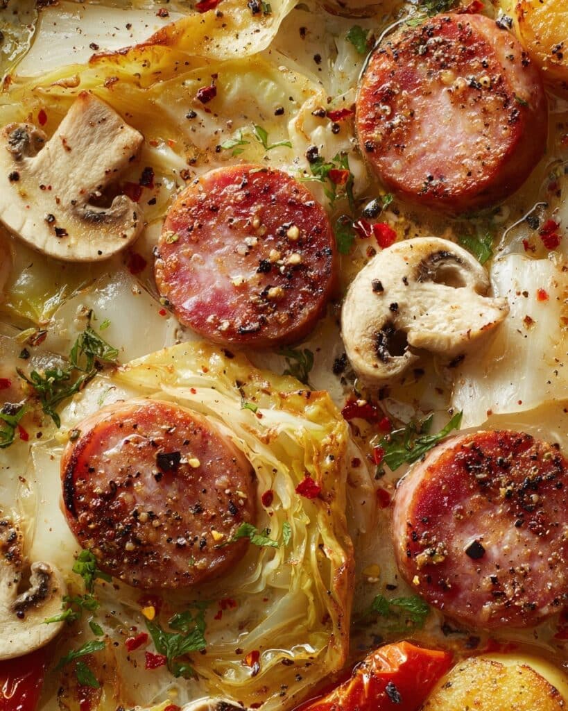 Hearty Cabbage, Potatoes, and Smoked Sausage Stew Recipe