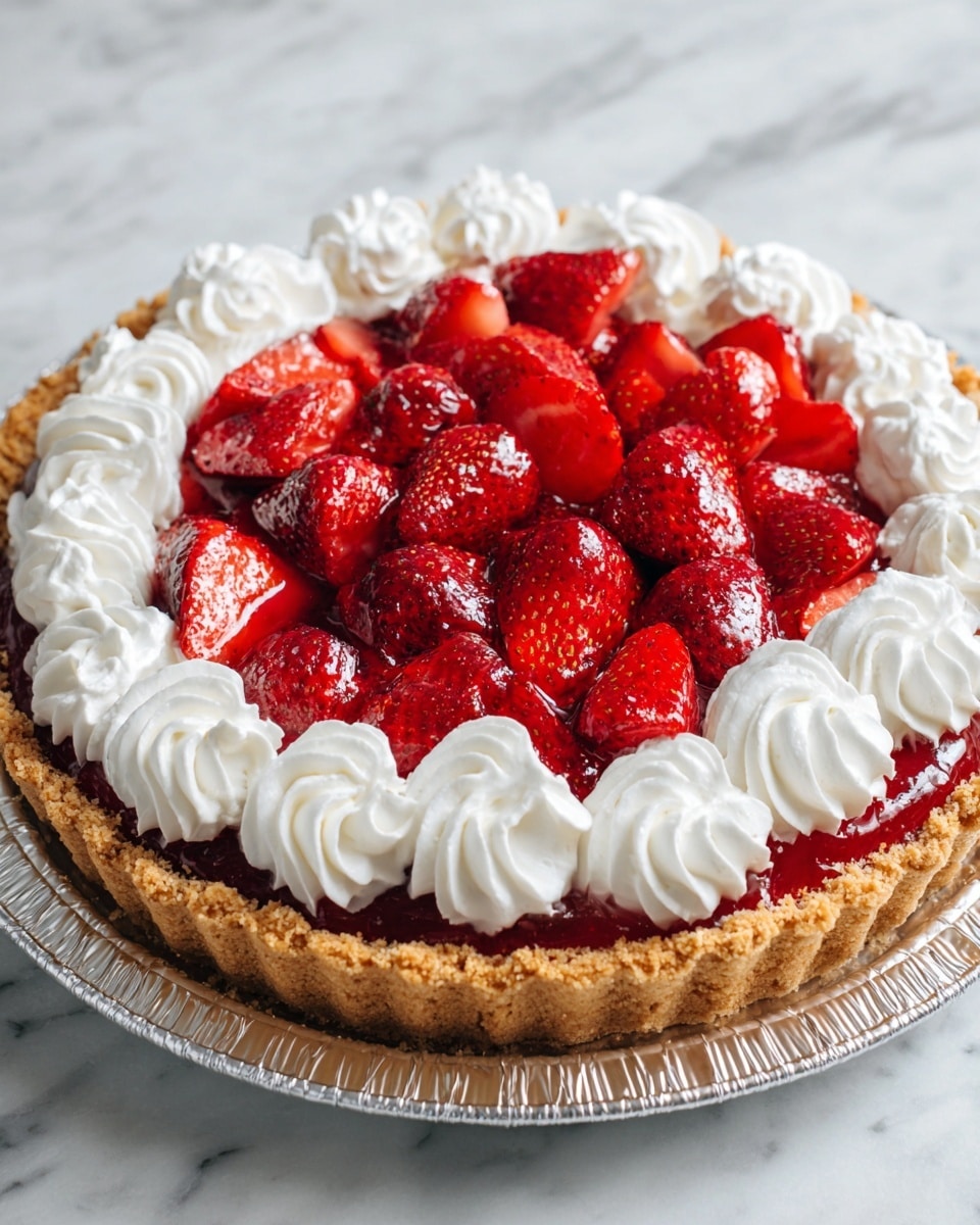 Strawberry Icebox Pie Recipe - Recipe Image
