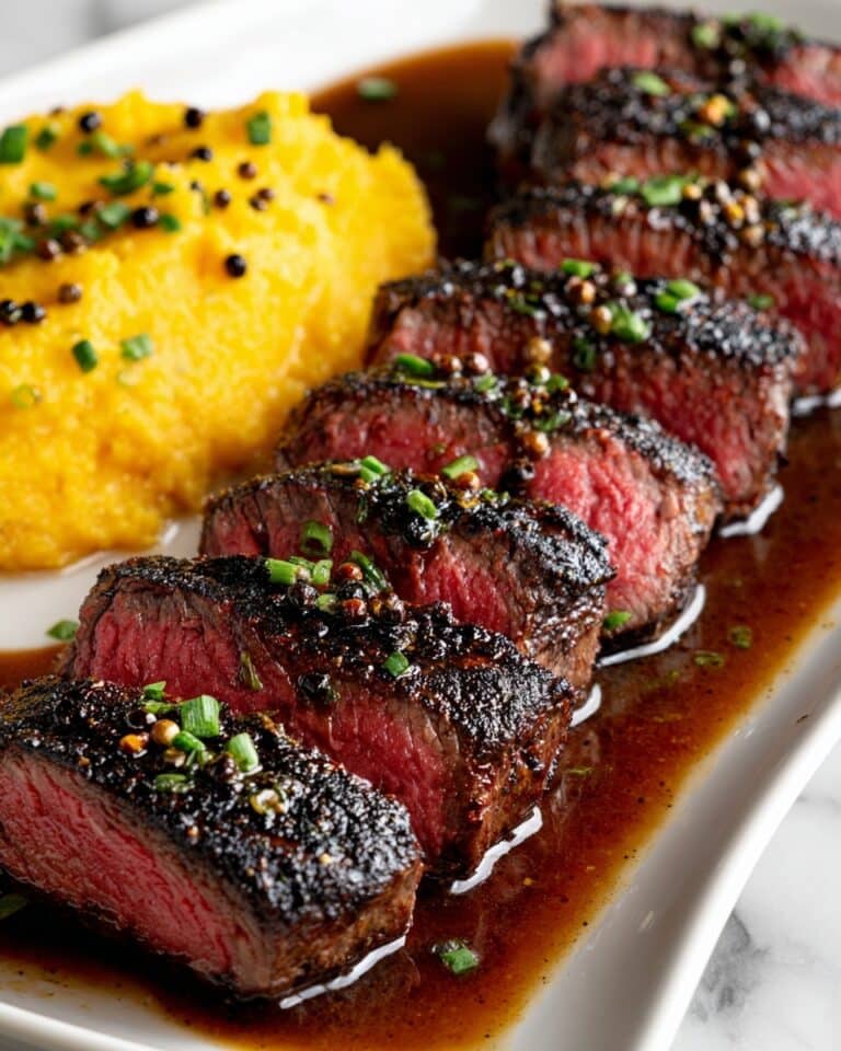 Cajun Steak with Apricot Orange Glaze Recipe