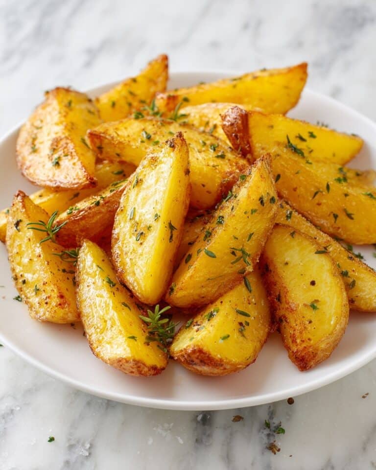 Roasted Potato Wedges Recipe