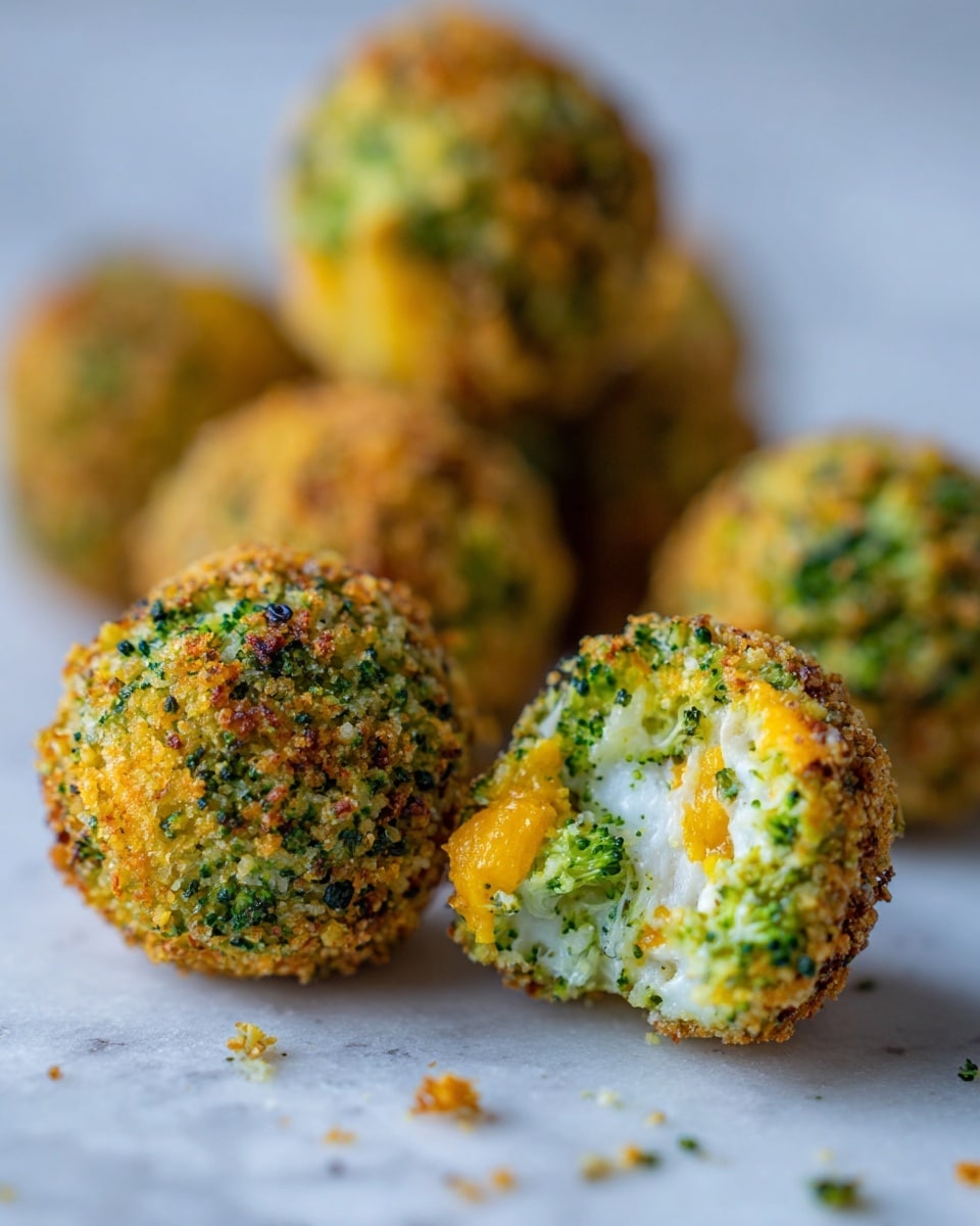 Baked Broccoli Cheese Balls Recipe