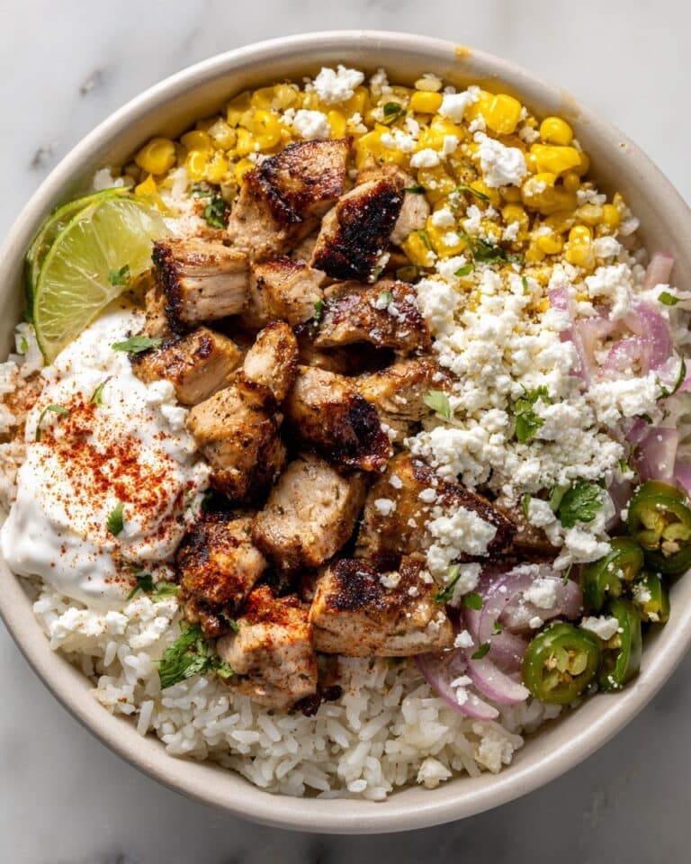 Street Corn Chicken Rice Bowl Recipe