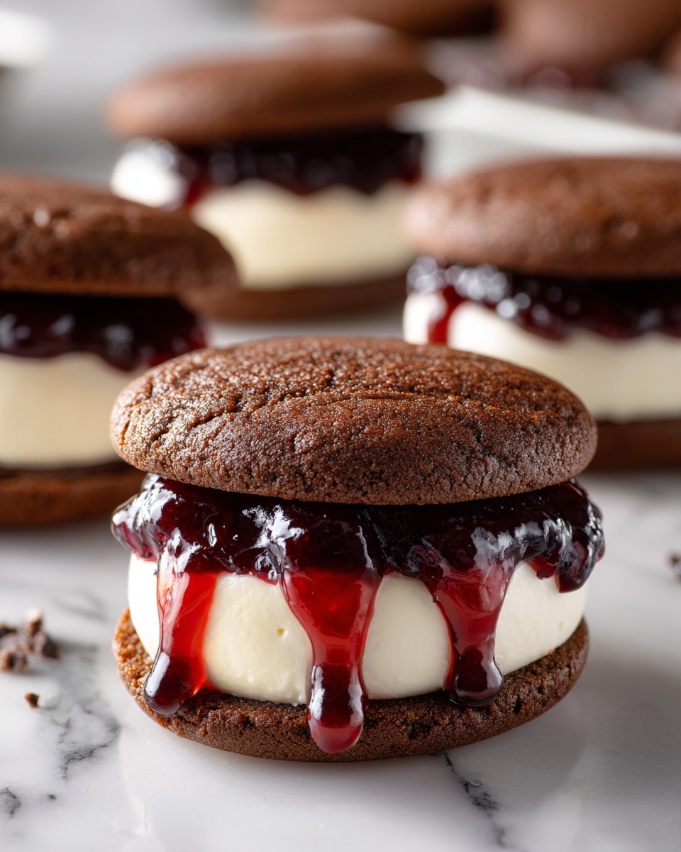 Black Forest Flourless Brownie Cookies Recipe - Recipe Image