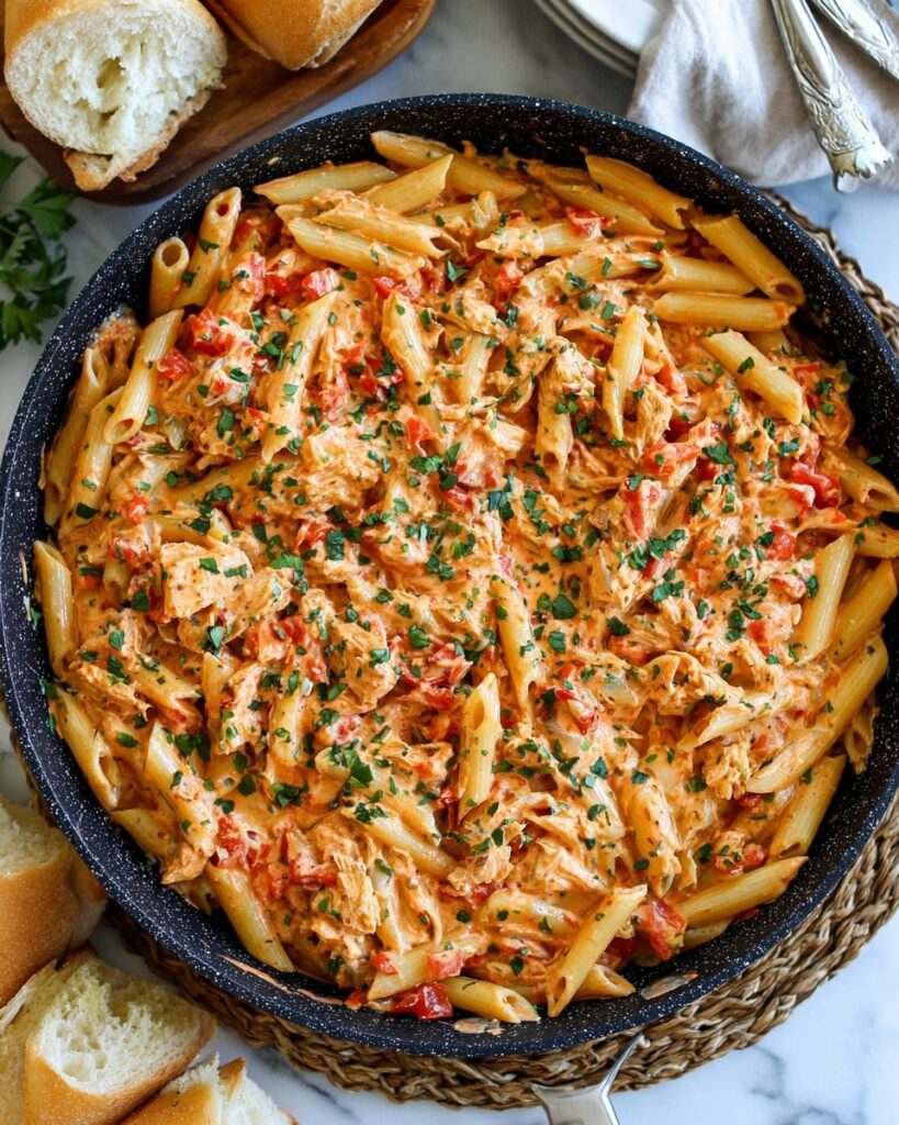 Tuna Pasta with Creamy Fra Diavolo Sauce Recipe