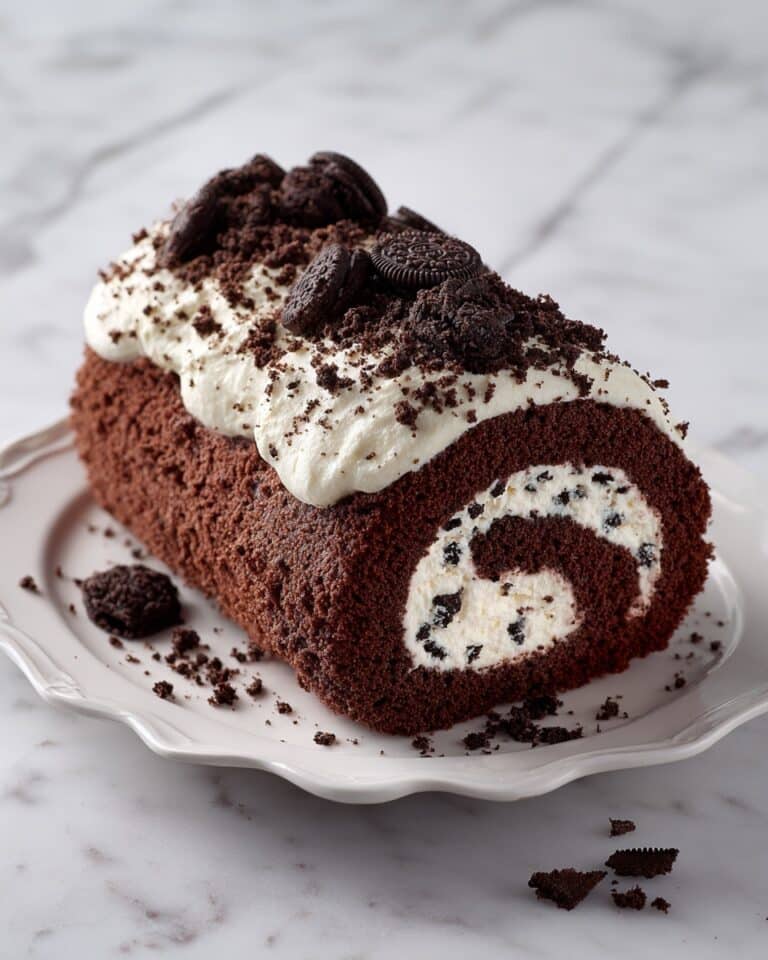 Cookies and Cream Cake Roll Recipe