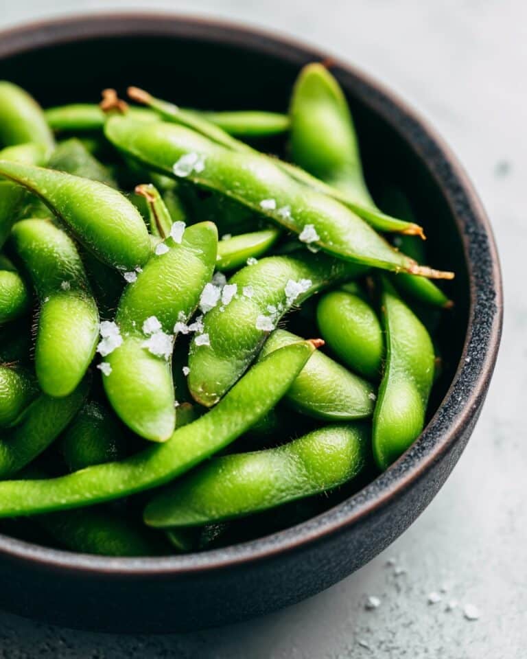 Edamame with Sea Salt and Lemon Recipe