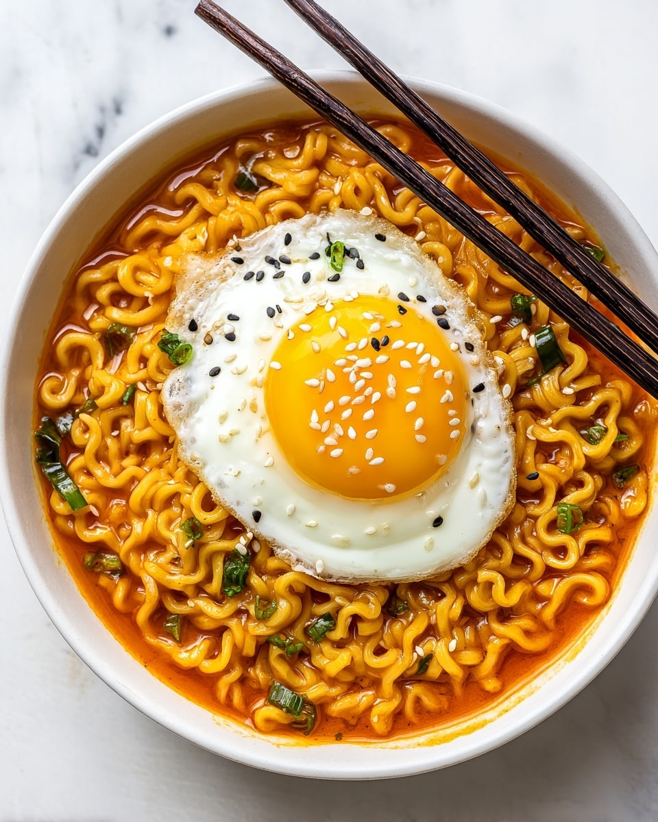 Kimchi Udon with Scallions Recipe