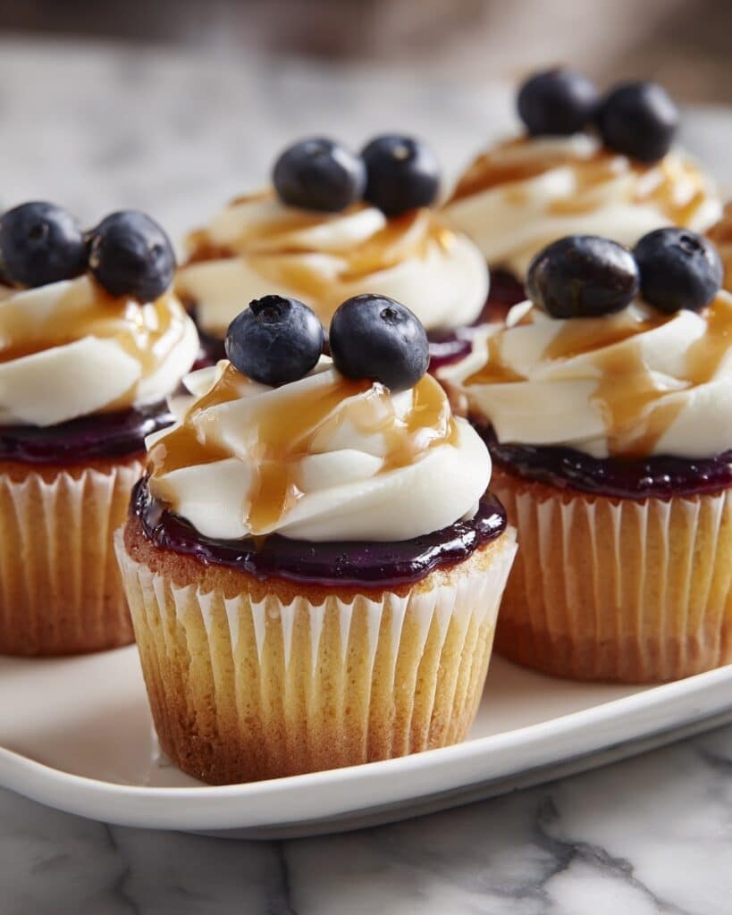 Blueberry Pancake Cupcakes Recipe