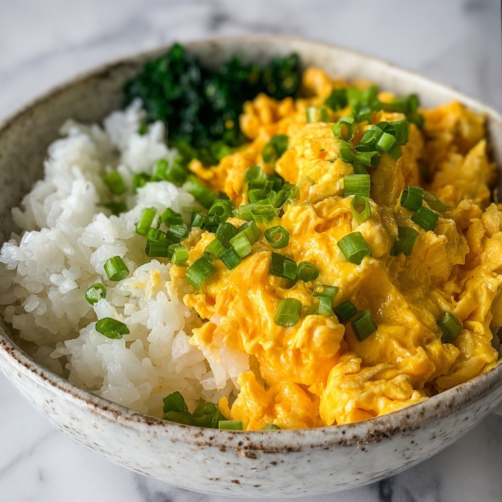 Miso Scrambled Eggs with Bok Choy Recipe - Recipe Image