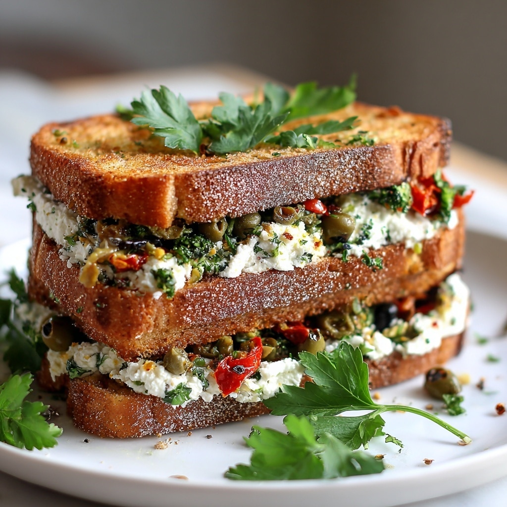 Olive Tapenade & Goat Cheese Sandwich Recipe