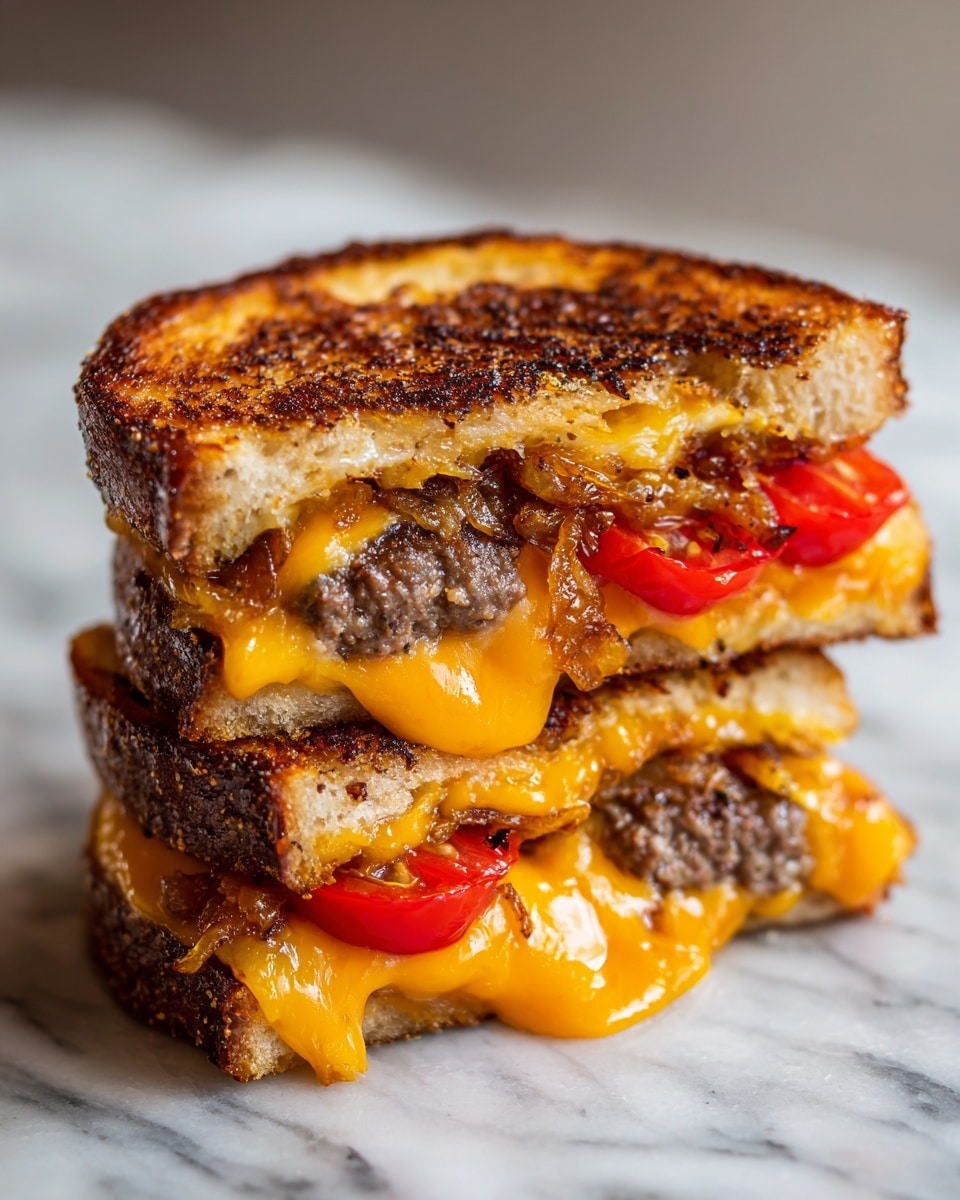 Grilled Cheese Burgers Recipe - Recipe Image