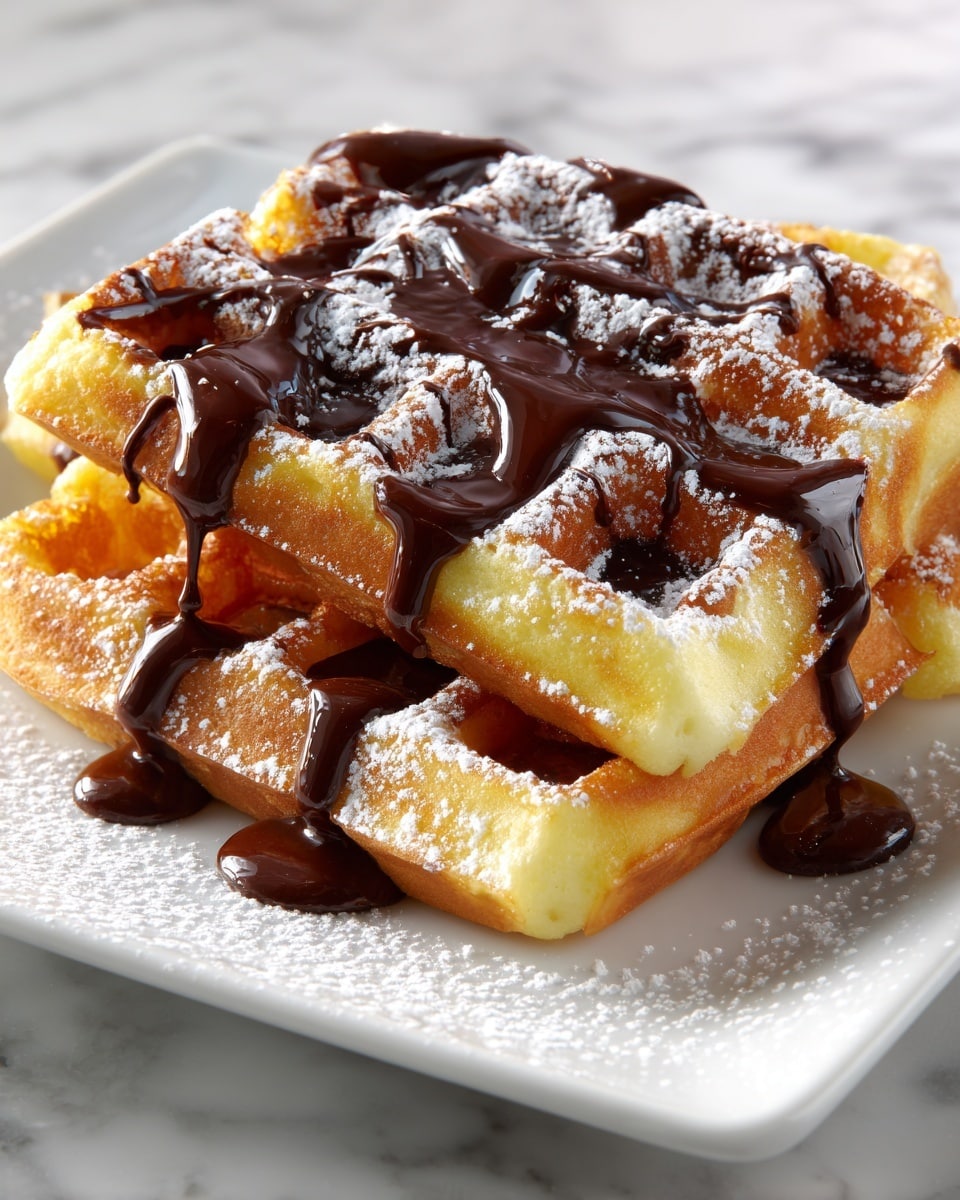 Liege Pearl Sugar Waffles Recipe - Recipe Image