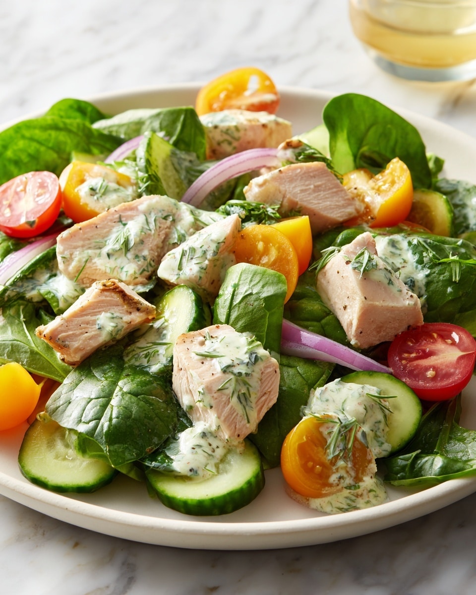 Tzatziki Chicken Salad Recipe - Recipe Image