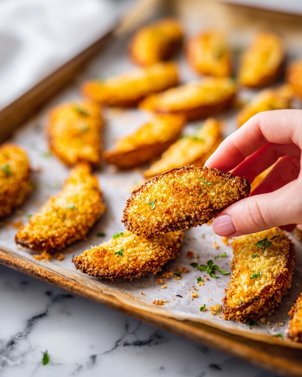 Parmesan Crusted Potatoes Recipe - Recipe Image