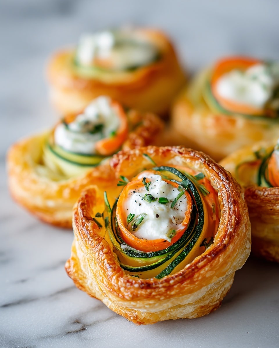 Veggie Pinwheels with Cream Cheese Recipe - Recipe Image