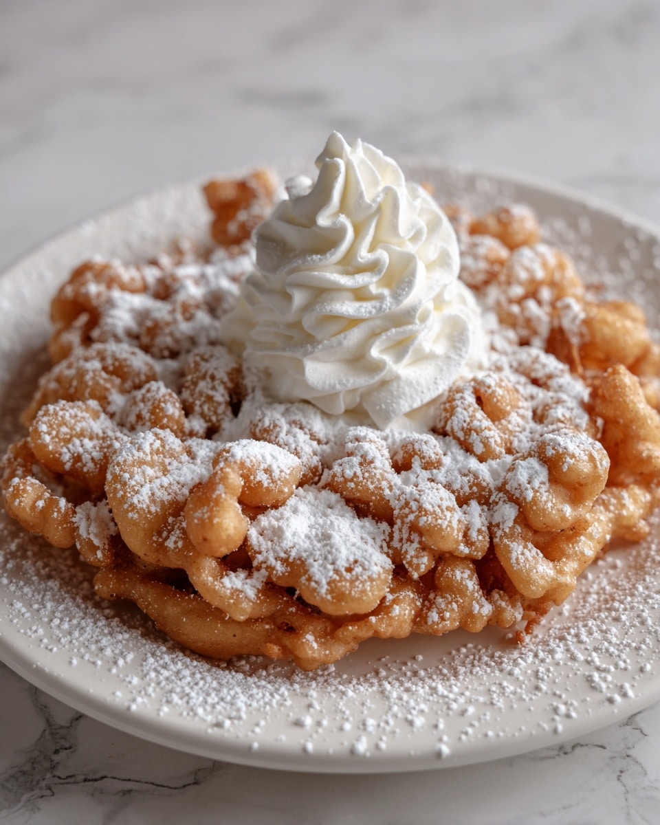 County Fair Funnel Cakes Recipe - Recipe Image