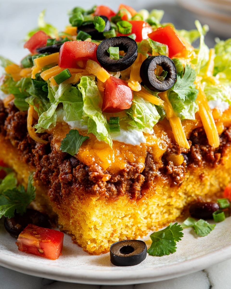 Cornbread Taco Bake Recipe - Recipe Image