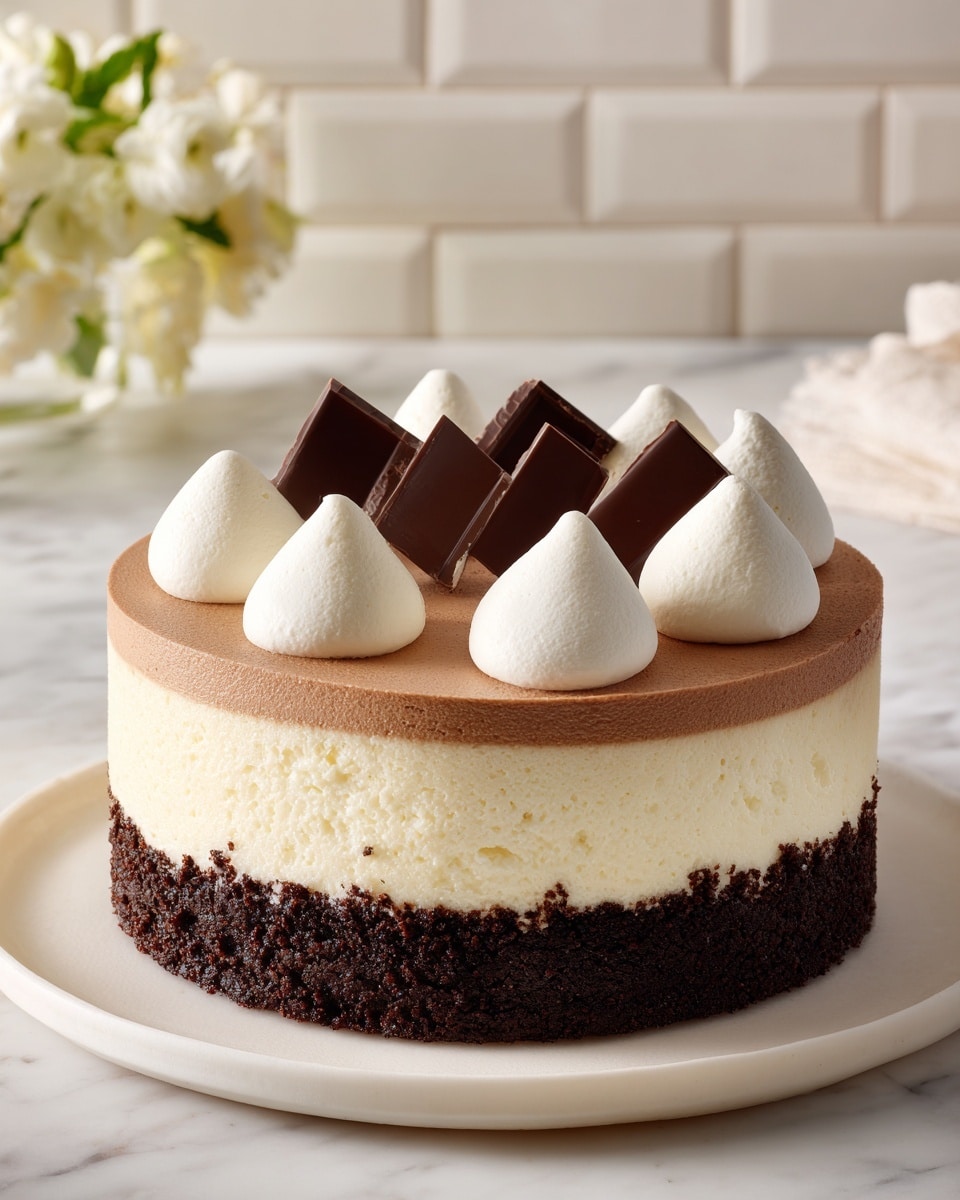 Triple Chocolate Mousse Cake Recipe - Recipe Image