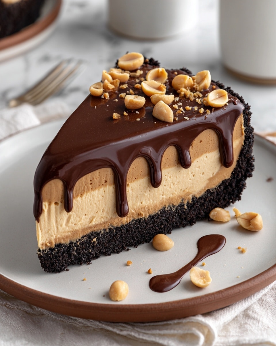 Hot Fudge Peanut Butter Pie Recipe - Recipe Image