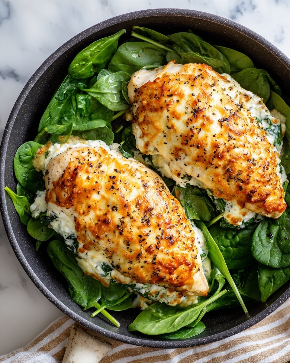 Spinach and Cheese Stuffed Chicken Breast Recipe - Recipe Image