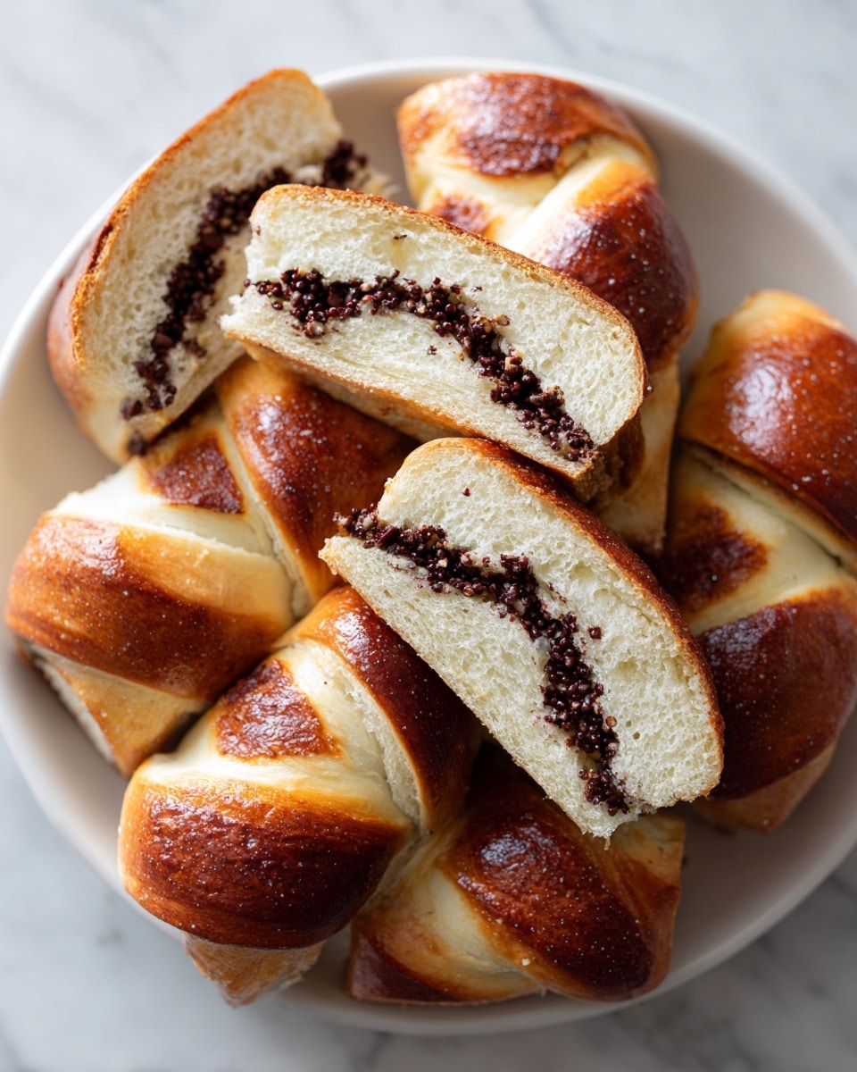 Chocolate Chip Vanilla Custard Brioches Recipe - Recipe Image