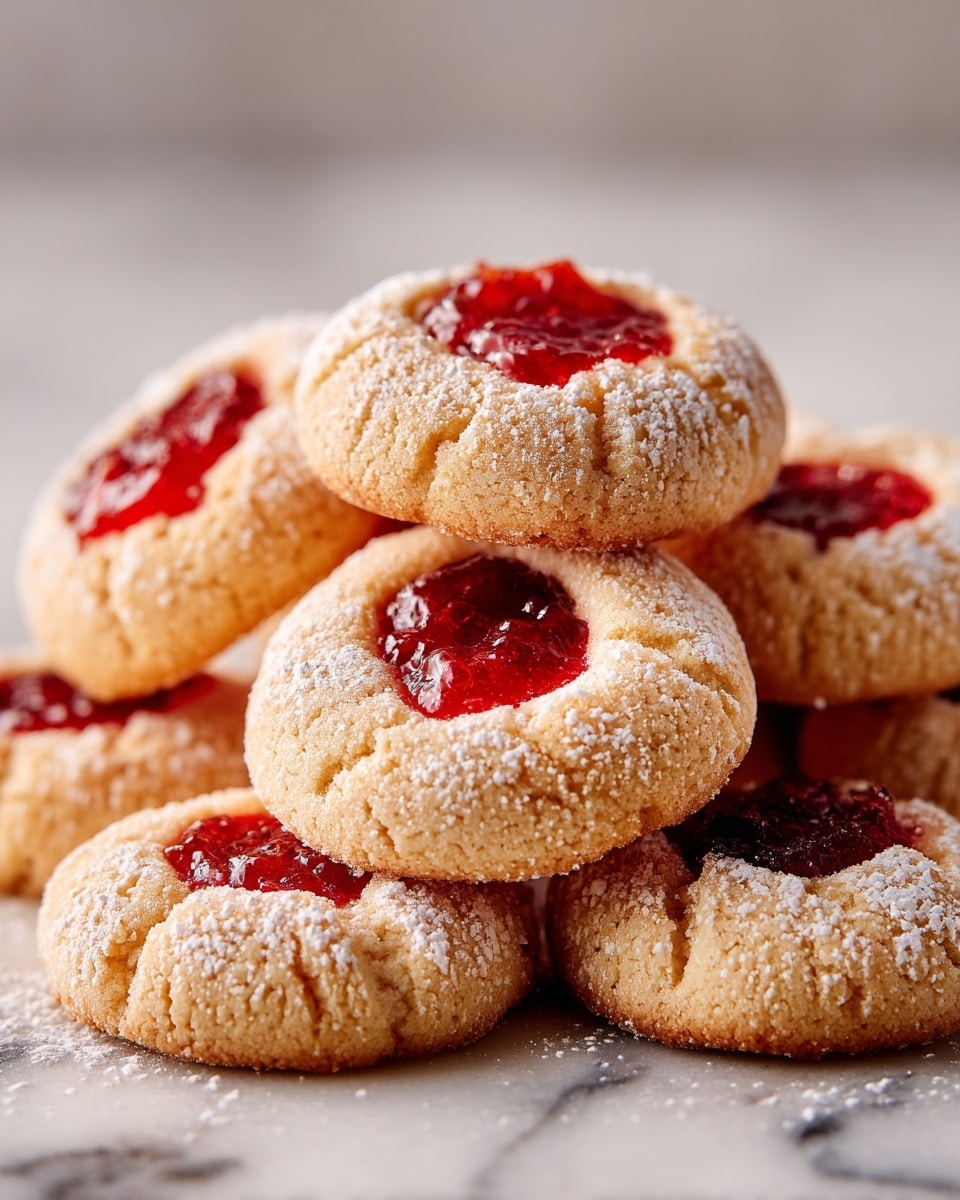 Christmas Cherry Shortbread Cookies Recipe - Recipe Image