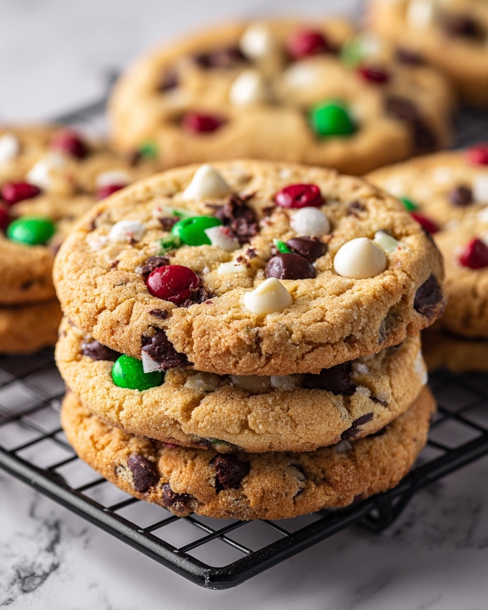 Festive Chocolate Chip Cookies for a Merry Christmas Recipe - Recipe Image