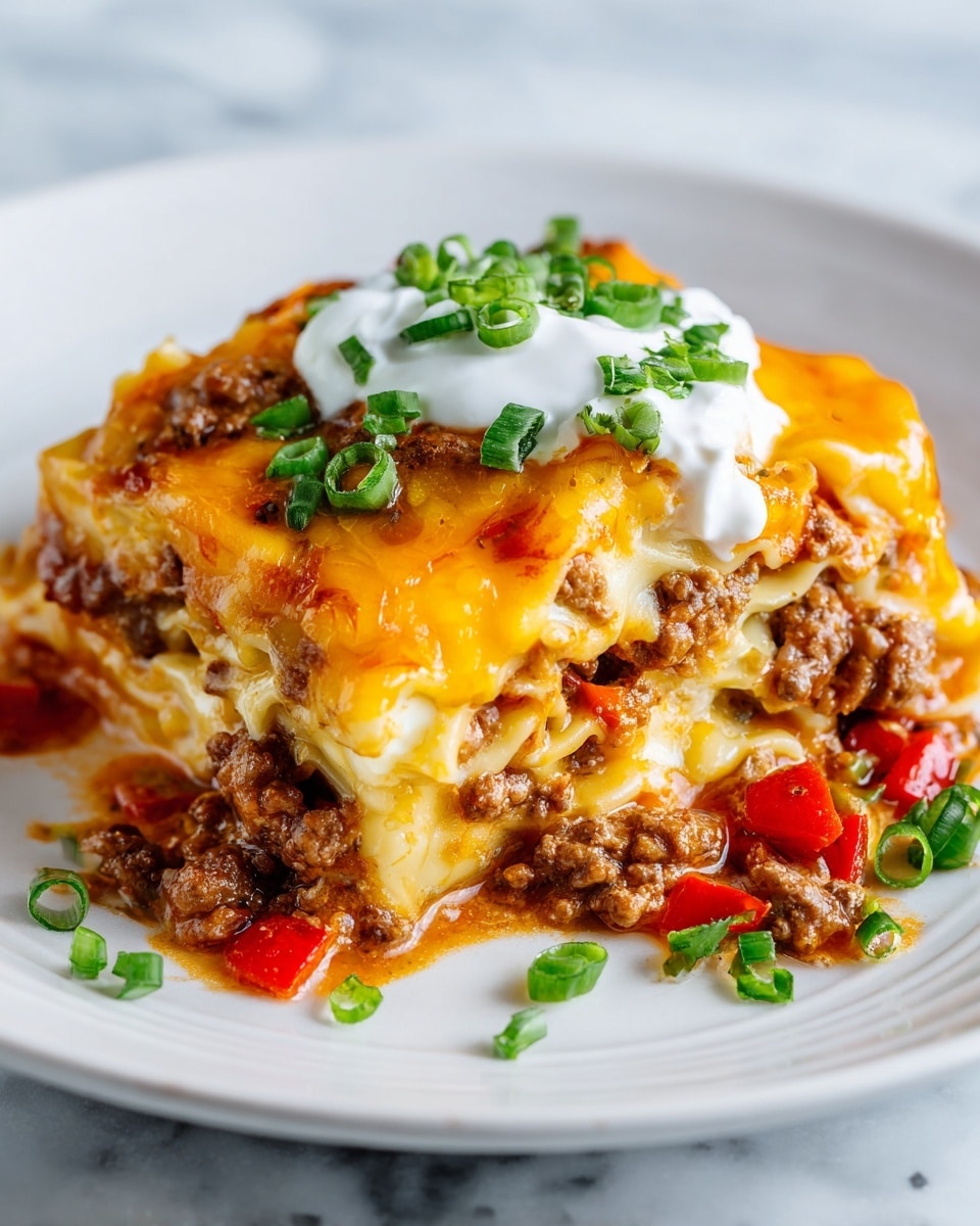 Beef Lombardi Casserole Recipe - Recipe Image