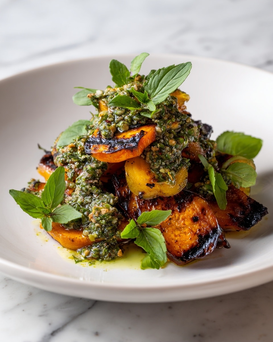 Crunchy Parmesan Carrots with Salsa Verde Recipe - Recipe Image