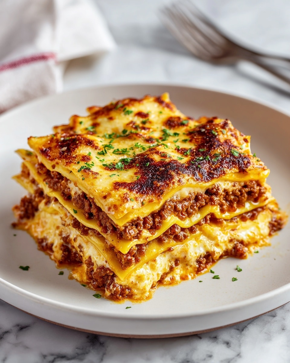 Classic Meat Lasagna Recipe - Recipe Image
