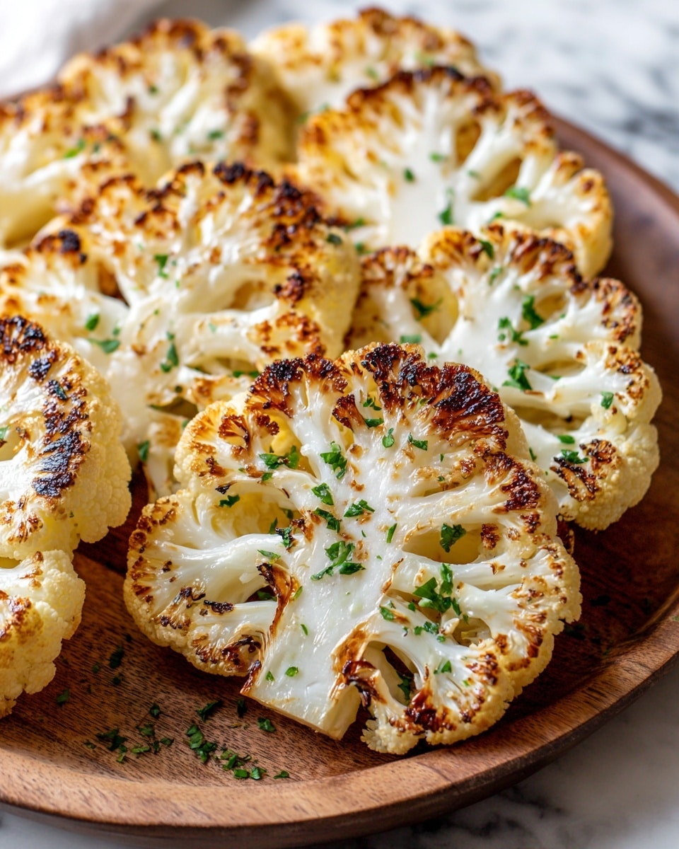Cheesy Cauliflower Steaks Recipe - Recipe Image