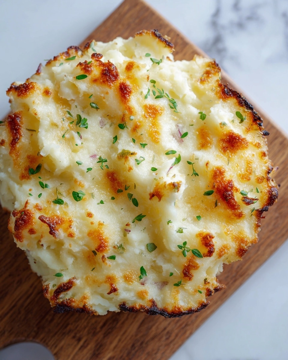 Stuffed Mashed Potato Nests Recipe - Recipe Image