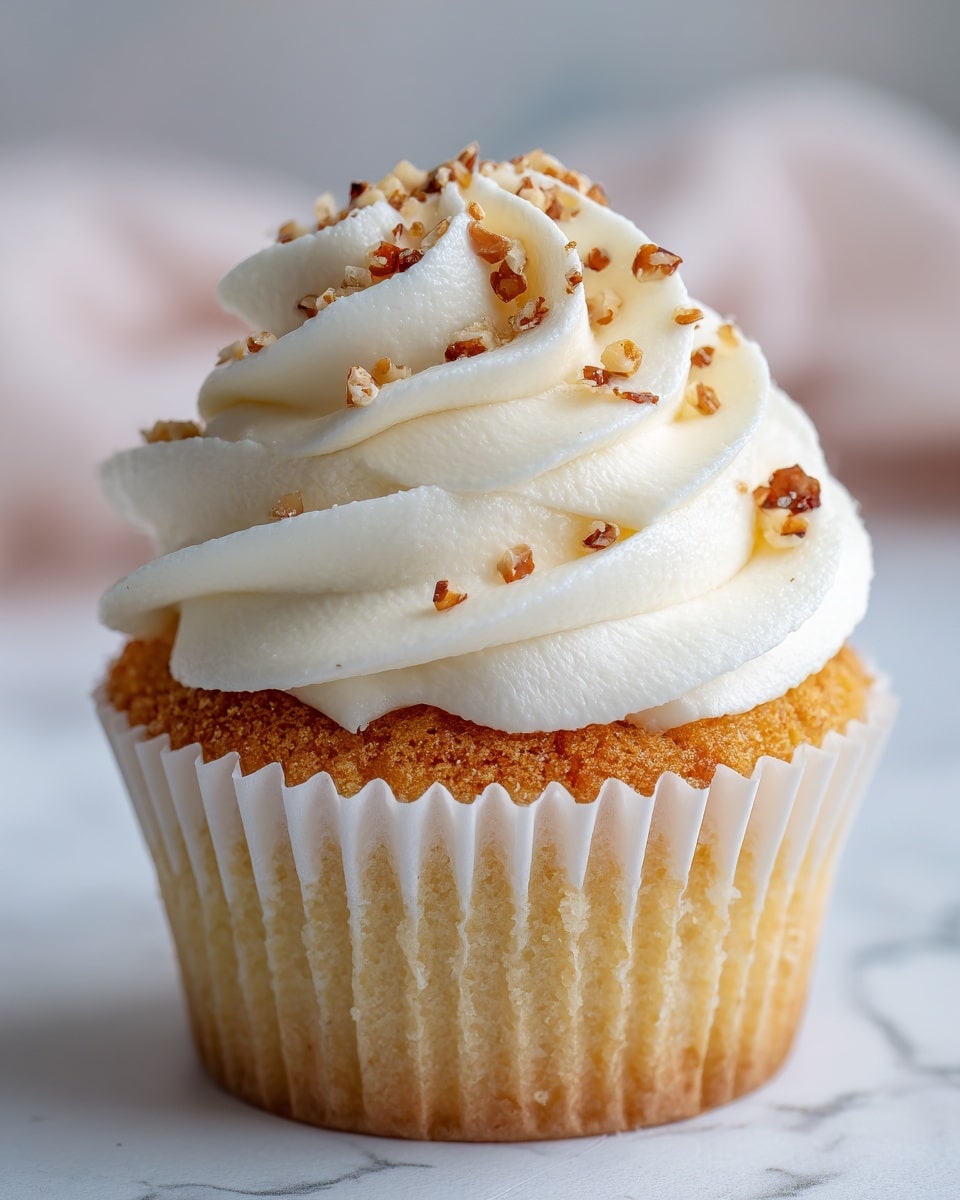 Luscious Pistachio Cupcakes with Vanilla Buttercream Frosting Recipe - Recipe Image