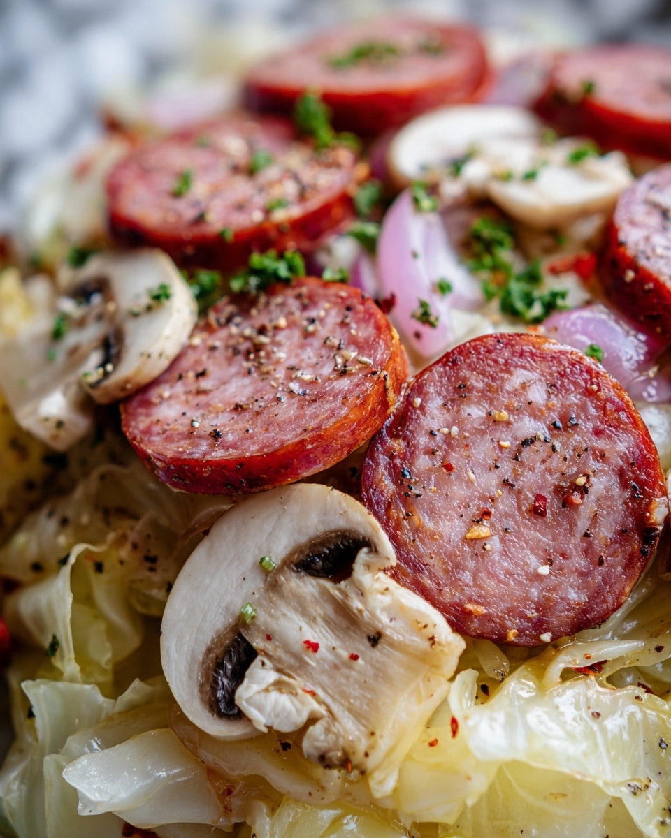 Hearty Cabbage, Potatoes, and Smoked Sausage Stew Recipe - Recipe Image