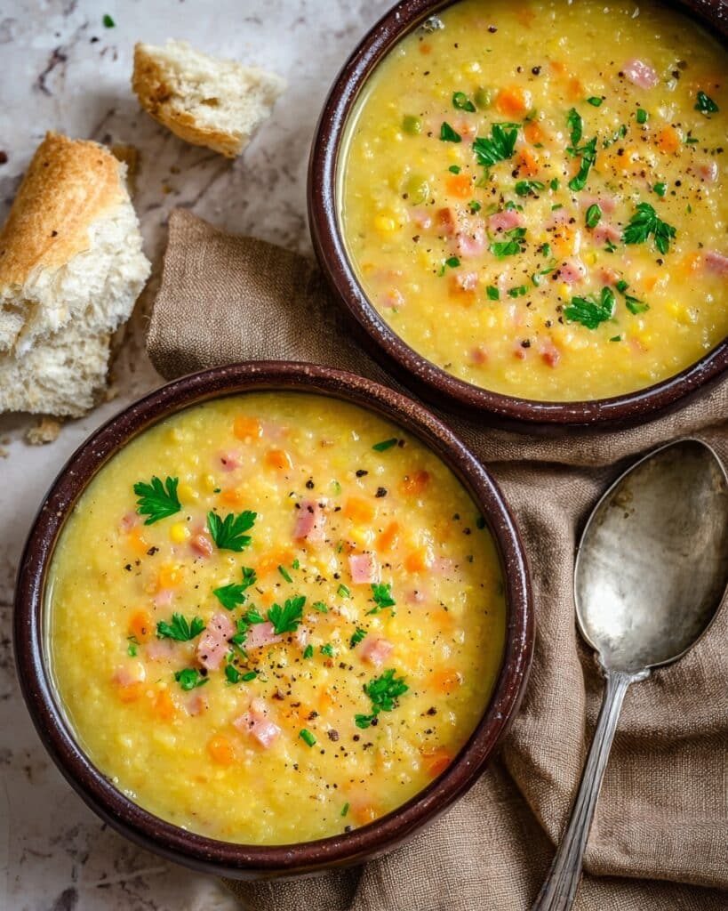 Slow Cooker Ham and Potato Soup Recipe