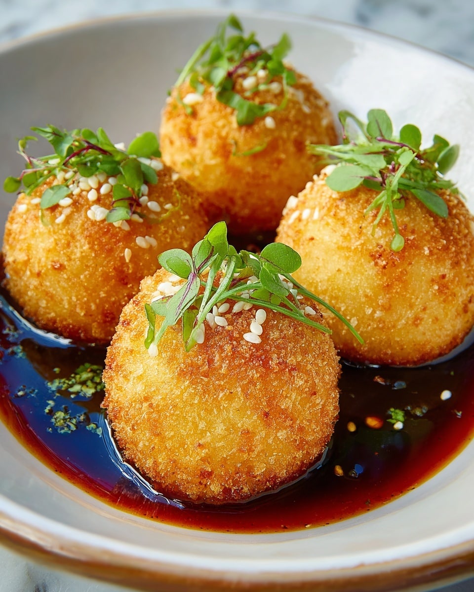 Fried Goat Cheese with Tarragon and Honey Recipe - Recipe Image
