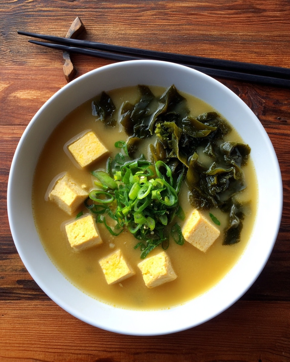 Homemade Miso Soup with Tofu Recipe - Recipe Image