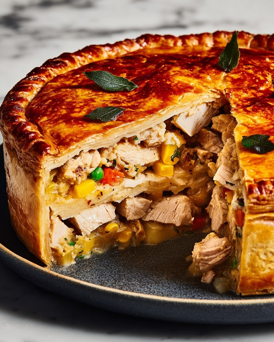 Brazilian Chicken Pot Pie Recipe - Recipe Image