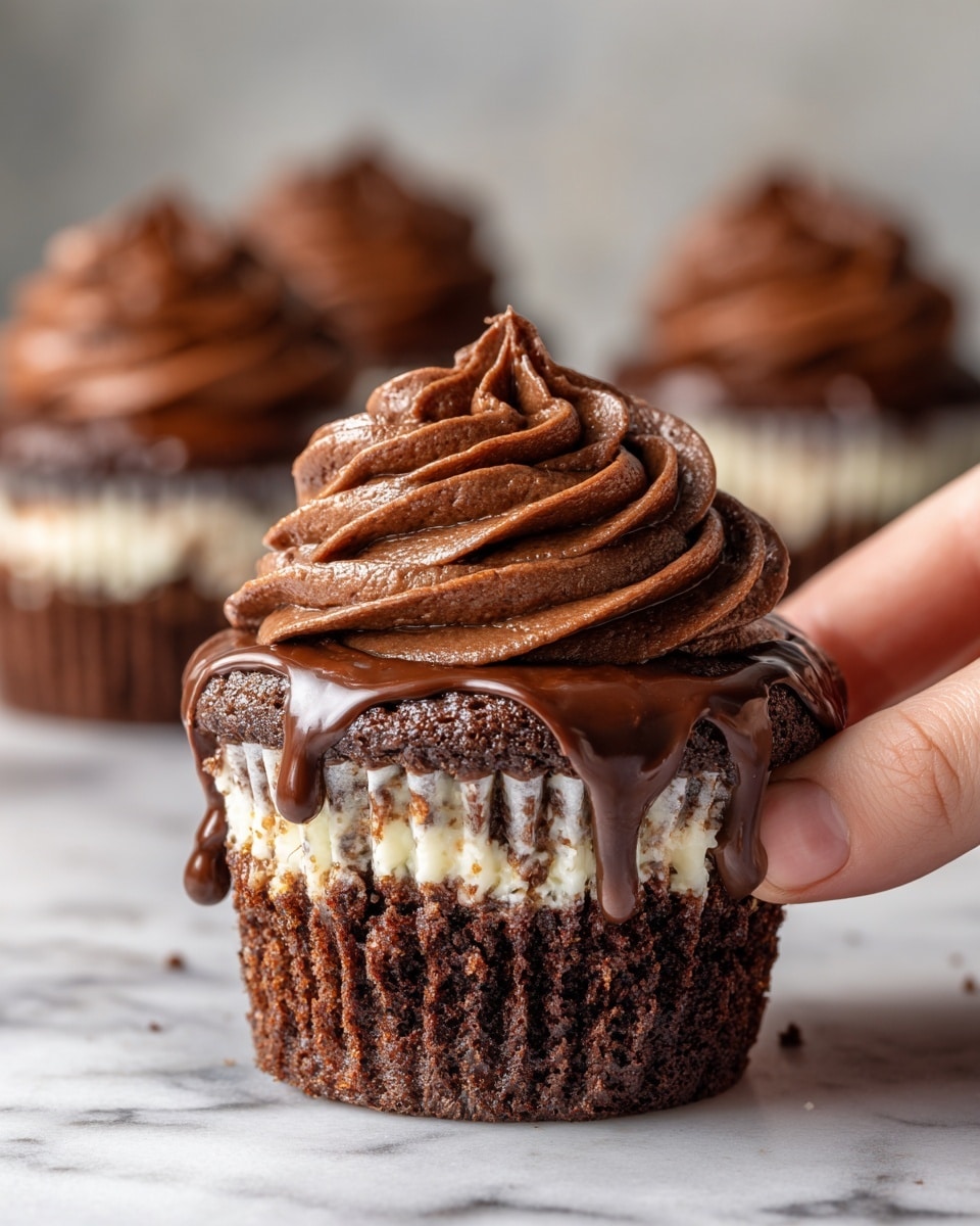 Brownie Cupcake Cheesecakes Recipe - Recipe Image