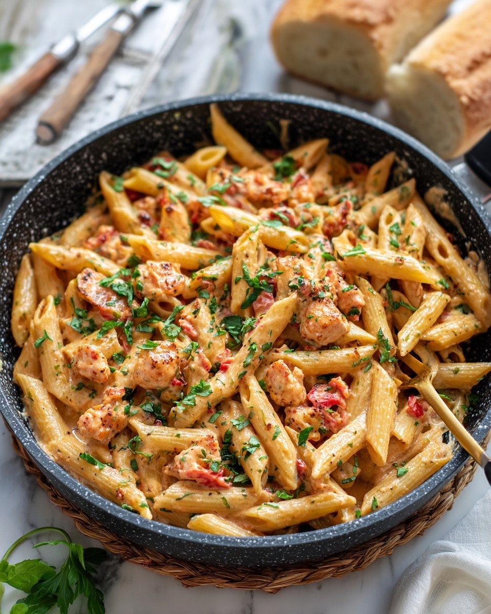 Tuna Pasta with Creamy Fra Diavolo Sauce Recipe - Recipe Image