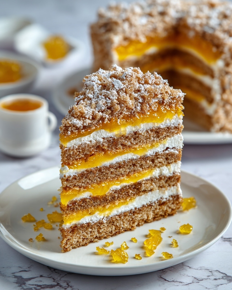 Layered Honey Cake Recipe - Recipe Image