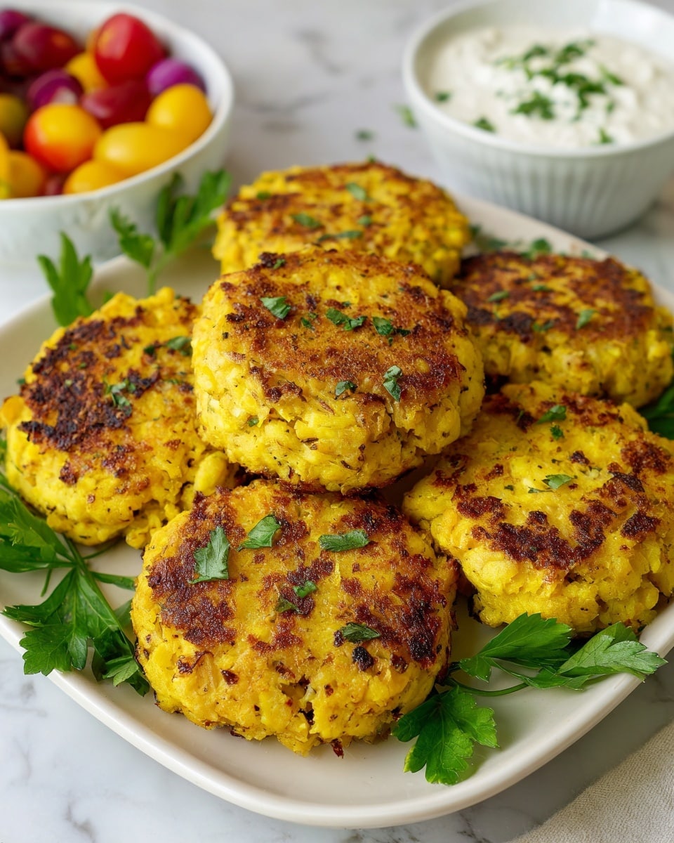 Mediterranean Chicken Patties Recipe - Recipe Image