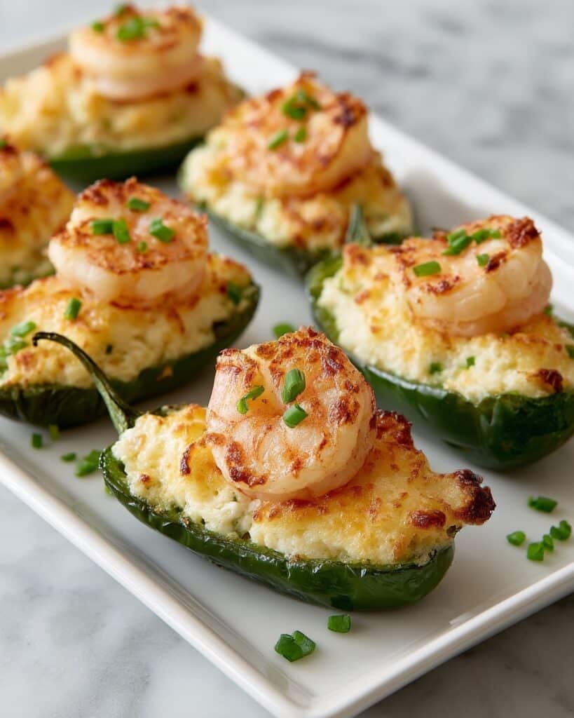 Fiery Cajun Shrimp Stuffed Jalapeños Recipe