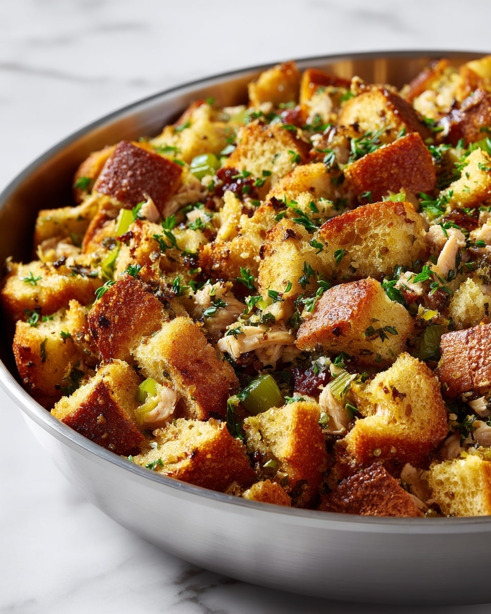 Rotisserie Chicken and Stuffing Casserole Recipe - Recipe Image