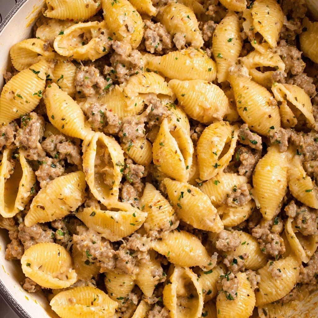 Creamy Ground Beef and Pasta Recipe - Recipe Image