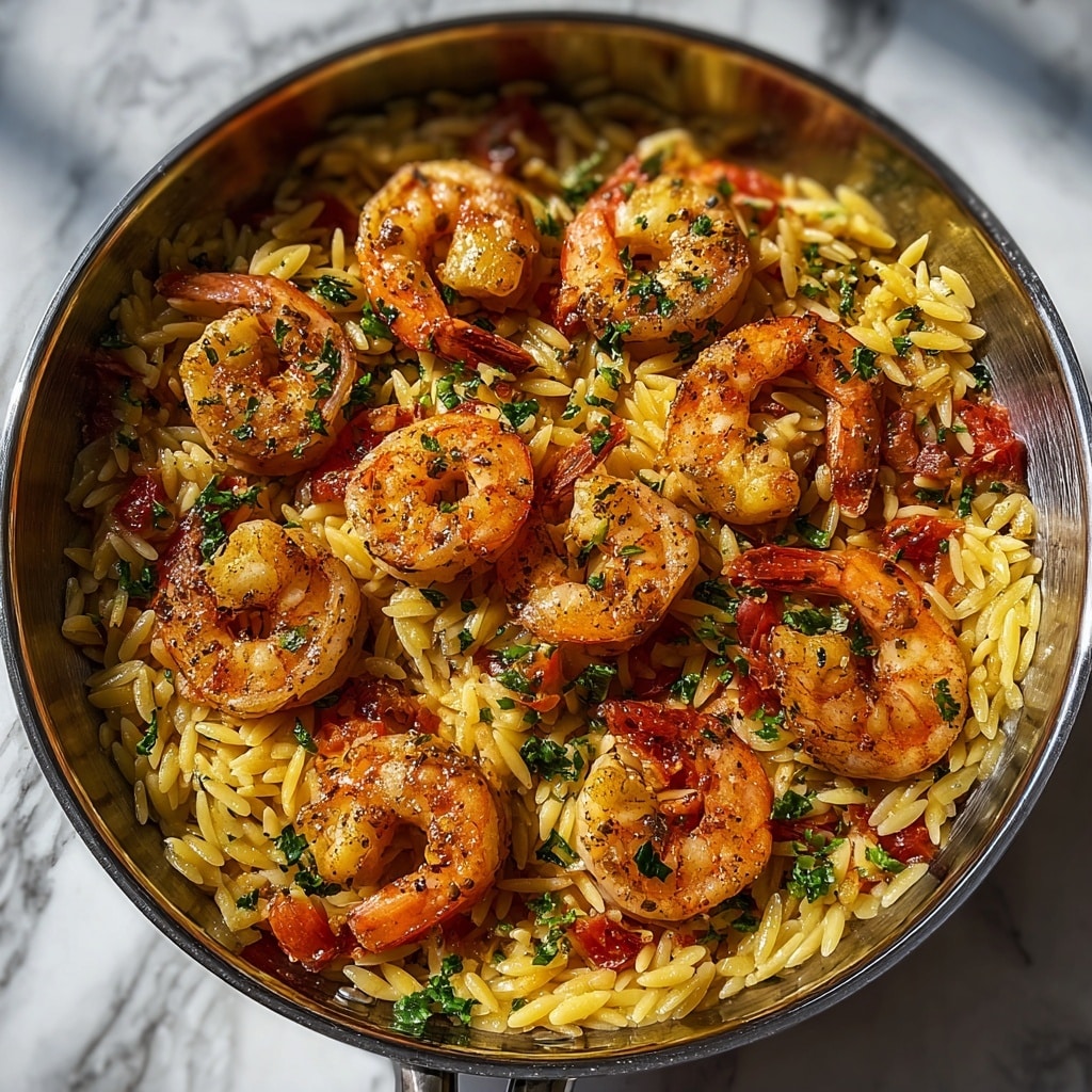 One-Pot Marry Me Shrimp and Orzo Recipe - Recipe Image