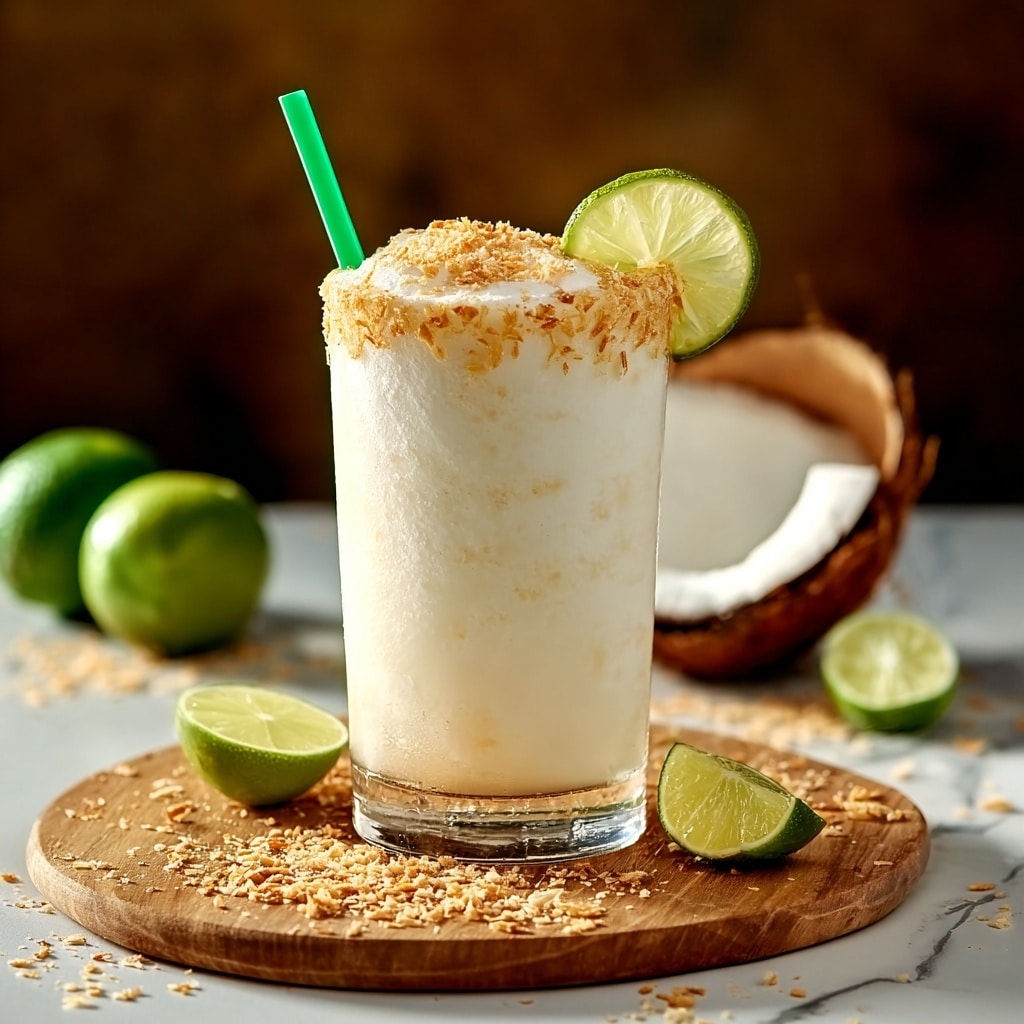 Coconut Lime Drink Recipe - Recipe Image