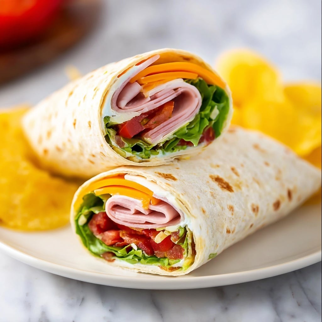 Turkey Ranch Club Wraps Recipe - Recipe Image