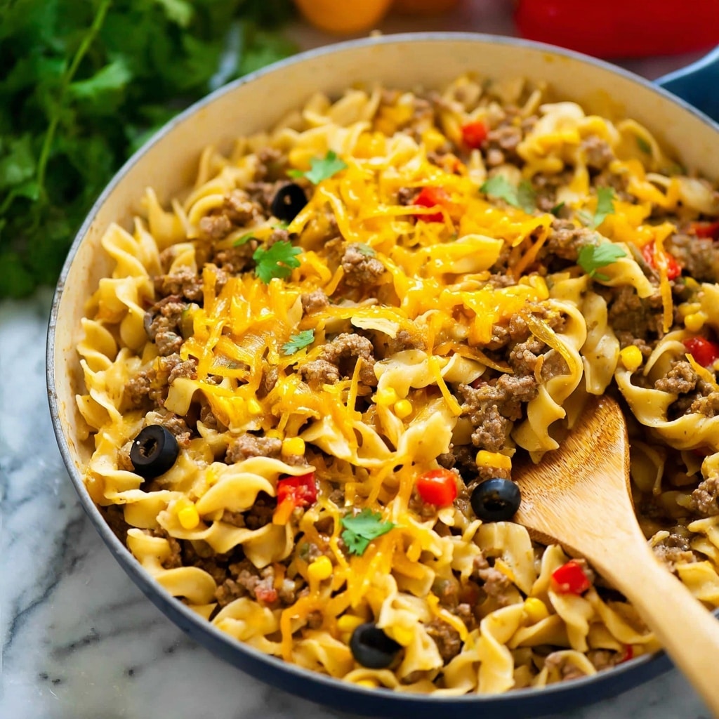 Taco Noodle Skillet Recipe - Recipe Image