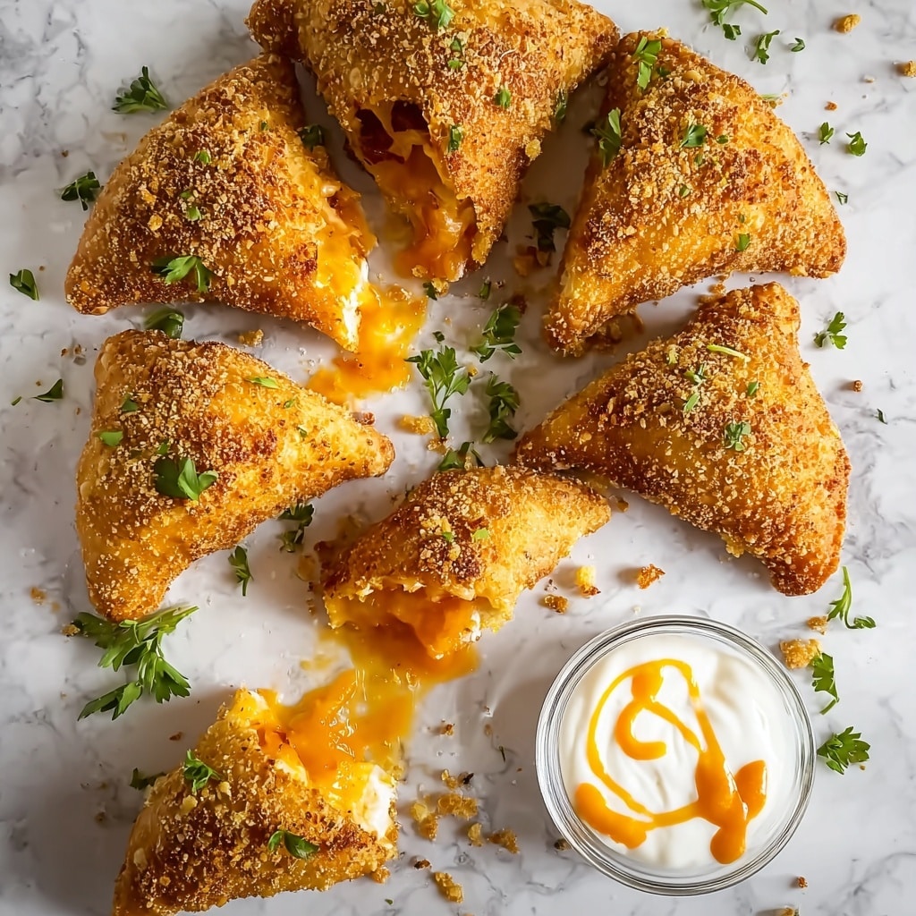 Cheesy Buffalo Chicken Stromboli Recipe - Recipe Image